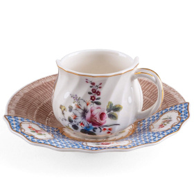 Кофейная пара Seletti Hybrid Coffee Cup Djenne 09161