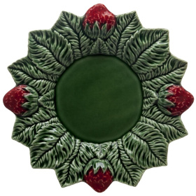 Тарелка обеденная Bordallo Pinheiro Strawberries Dinner Plate 65001243