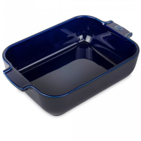 Форма для запекания Peugeot Appolia Plat four céramique rectangle bleu 61203