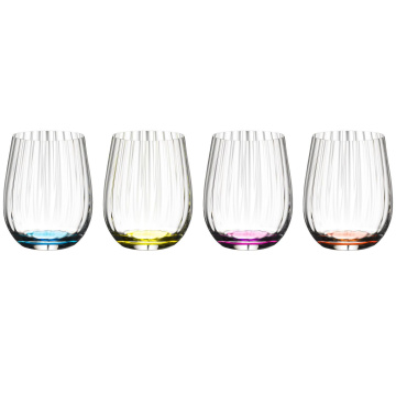 4 бокала для воды RIEDEL O Wine Tumbler Happy O Optical 344 мл (арт. 5515/44)