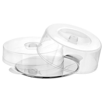 Блюдо для торта APS Cake Plate with 2 covers 00652