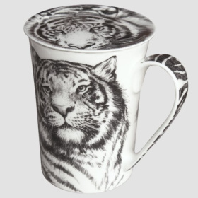 Кружка с крышкой Taitù Wild Spirit Tigre Mug & Coperchio 12-1-4-C