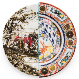 Тарелка обеденная Seletti Hybrid Dinner Plate Eusapia 09723