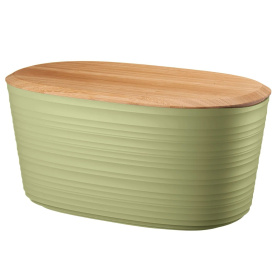 Хлебница Guzzini Tierra Bread Bin with Bamboo Breadboard Top Seaweed Green 179600257