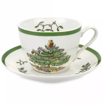 Чашка чайная с блюдцем Spode Christmas Tree Teacup with Saucer (арт. XT1164-X-1)