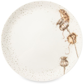 Тарелка обеденная Royal Worcester Wrendale Designs Mice Coupe Plate WN4077-XB-Mice