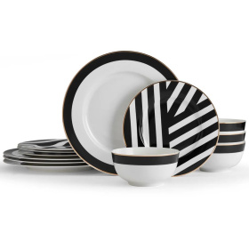 Обеденный набор KitchenCraft Mikasa Luxe Deco Dinner Set MKLUXEDECO12PC