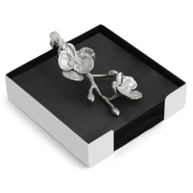 Салфетница Michael Aram White Orchid Cocktail Napkin Holder 111804