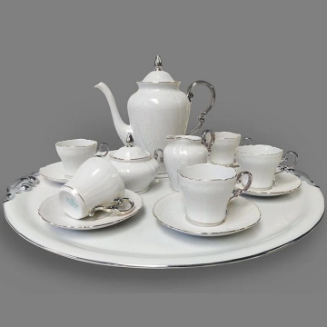 Кофейный сервиз Leander Ela Platinová Odnož 26160715-2603
