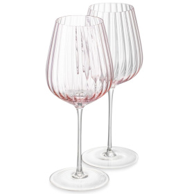 2 бокала для красного вина Nude Glass Round Up Dusty Rose Set 1204818