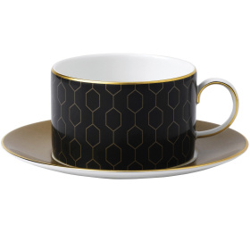 Чашка чайная с блюдцем Wedgwood Gio Gold Honeycomb Teacup & Saucer 40015241