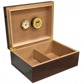 Хьюмидор для сигар Prestige Import Group Bellevue Dark Walnut Lacquer Humidor