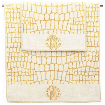 Набор полотенец Roberto Cavalli Cocco Gold Cotone Set di asciugamani Oro RCV/441126