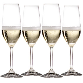 4 бокала для шампанского RIEDEL Vivant Champagne Flute Set 0484/08