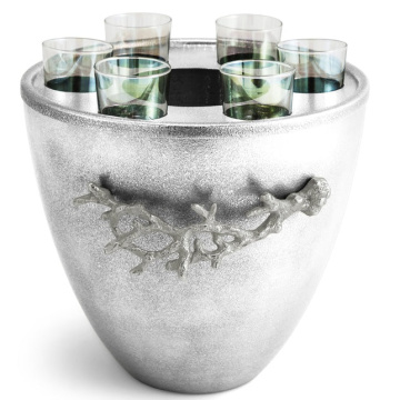 Ведёрко для водки с рюмками Michael Aram Ocean Reef Vodka Service 175387