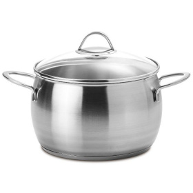 Кастрюля с крышкой Silampos Oceanus Satin Glass Stockpot 636124V86620