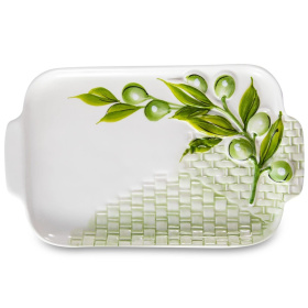 Блюдо прямоугольное Edelweiss Olives Medium Rectangular Platter EDW-614V