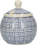 Сахарница и молочник KitchenCraft London Pottery Lattice Sugar & Creamer Set JY18LT46. фото 2