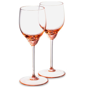 2 бокала для белого вина Klimchi Shadows White Wine Glass Suede Pink 230 мл (арт. 25143/380-72/00)