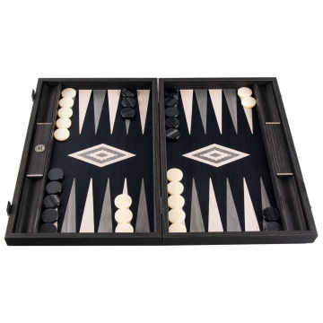 Нарды Manopoulos Premium Handcrafted Pearly Grey Vavona Backgammon Set BSB2