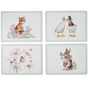 Набор плейсматов Pimpernel Wrendale Designs Large Wildflowers 4 Placemats (арт. X0010649204)