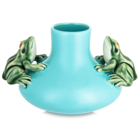 Ваза Bordallo Pinheiro Medium Vase Two Frogs 65003935