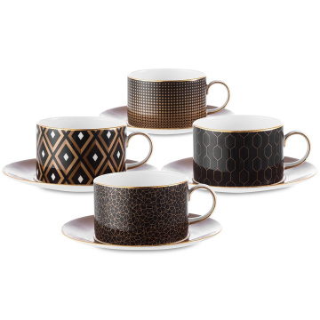 Набор чайных чашек Wedgwood Gio Gold Teacup and Saucer Set 40007555
