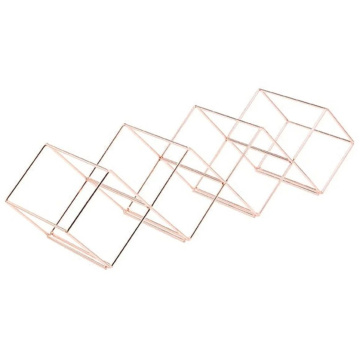 Полка для винных бутылок KitchenCraft BarСraft Stackable Copper Wine Rack BCWRWIRECOP