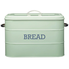 Хлебница KitchenCraft Living Nostalgia Sage Green Bread Bin LNBBINGRN