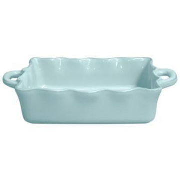 Форма для выпечки Casafina Cook & Host Medium Rectangular Ruffled Baker Robins Egg Blue (арт. RFF330-RBL)