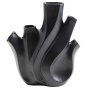 Ваза KARE Vase Flame Schwarz 55216. фото 1