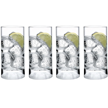 4 стакана для коктейлей Nude Glass Club Ice Frosted Ripple Effect Set 1052169