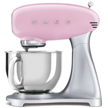 Миксер планетарный Smeg Impastatrice 50's Style Rosa SMF02PKEU