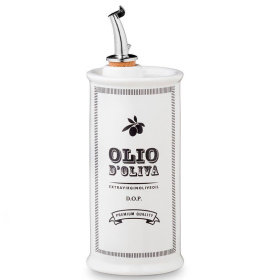Бутылка для масла Nuova Cer Oliera ceramica bianca 9501-BCO