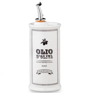 Бутылка для масла Nuova Cer Oliera ceramica bianca 9501-BCO