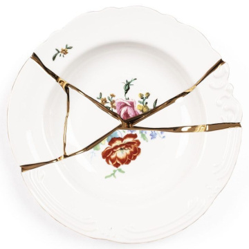 Тарелка суповая Seletti Kintsugi Soup Plate 09622