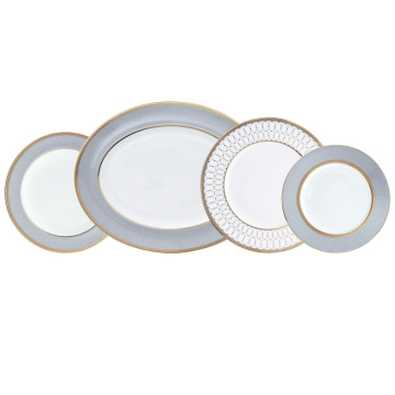 Обеденный сервиз Wedgwood Renaissance Grey Dinner Set 1065309-Dinner set 6/19