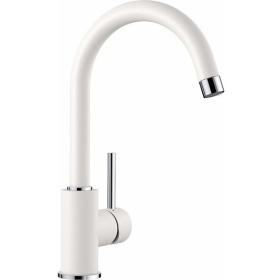 Кухонный смеситель Blanco Mida Silgrfnit-Look White 524204
