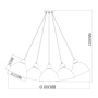 Подвесной светильник MW-Light Smile Pendant Lamp 365014505. фото 6