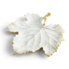 Блюдо для закусок Michael Aram Winter Leaves Grape Leaf Dish 175674