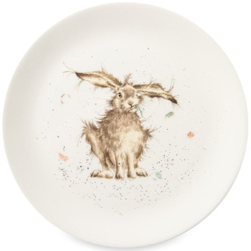 Тарелка десертная Royal Worcester Wrendale Designs Rabbit Coupe Plate (арт. WN5658-XB-Rabbit)