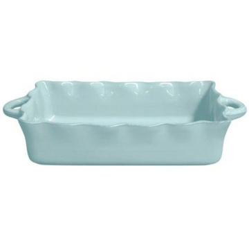 Форма для выпечки Casafina Cook & Host Large Rectangular Ruffled Baker Robins Egg Blue (арт. RFF440-RBL)