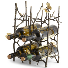 Подставка для бутылок Michael Aram Butterfly Ginkgo 6-Bottle Wine Rack 175877