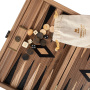 Нарды Manopoulos Handcrafted American Walnut Backgammon Set BKK3. фото 3