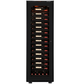 Встраиваемый винный шкаф EuroCave Inspiration L Fullglass Black Lacquered Shelves