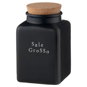 Банка для соли Nuova Cer Easy Barattolo Sale grosso nero 9063/5-EAB