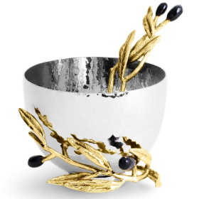 Чаша для орехов Michael Aram Olive Branch Nut Dish with Spoon (арт. 112472)