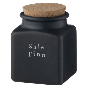 Банка для соли Nuova Cer Easy Barattolo Sale Fino nero 9064/4-EAB