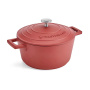 Кастрюля с крышкой KitchenCraft MasterClass Red Casserole Dish MCMCRD20RED. фото 2