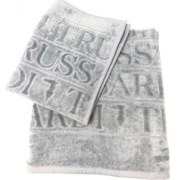 Набор полотенец Trussardi Overlogo Cotone Set di asciugamani Grigio TRU/441368